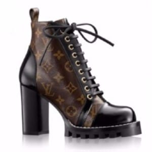 lace up booties louis vuitton