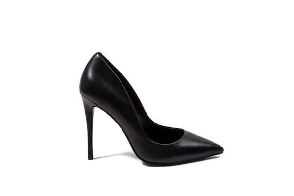STEVE MADDEN Black Madden leather heels